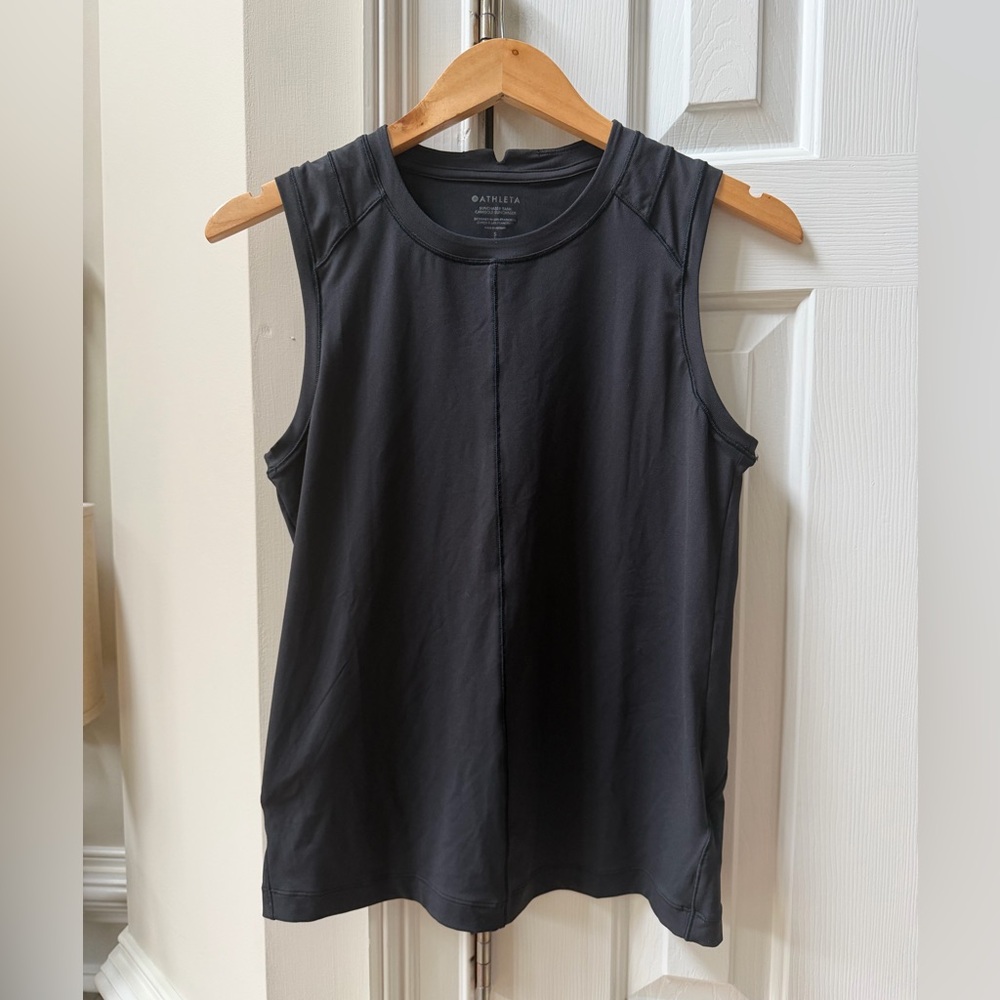 Black Athleta sunchaser sleeveless tank
